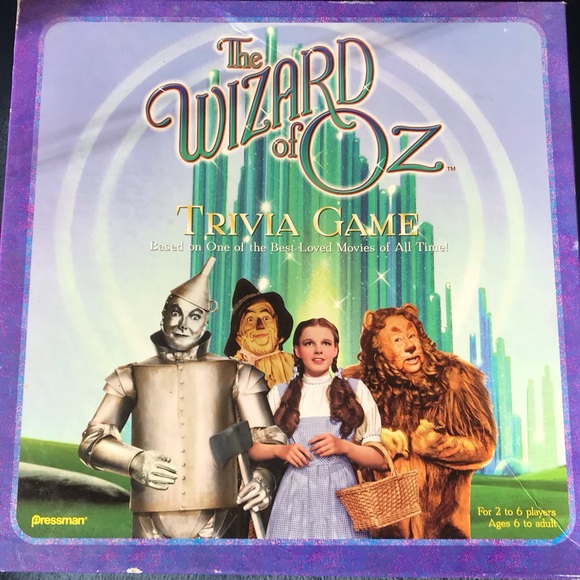 Pressman Toys The Wizard Of Oz Trivia Game Complete Contents 26